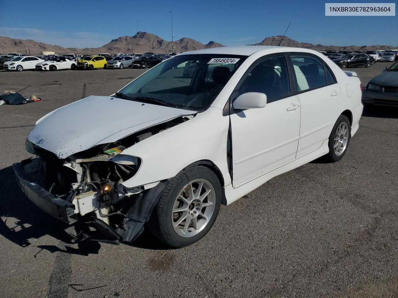 2008 Toyota Corolla Ce VIN: 1NXBR30E78Z963604 Lot: 78849324