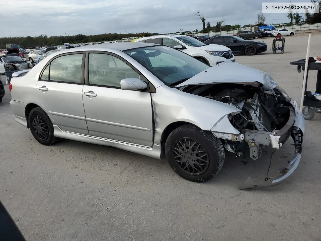 2008 Toyota Corolla Ce VIN: 2T1BR32E98C890797 Lot: 79562044