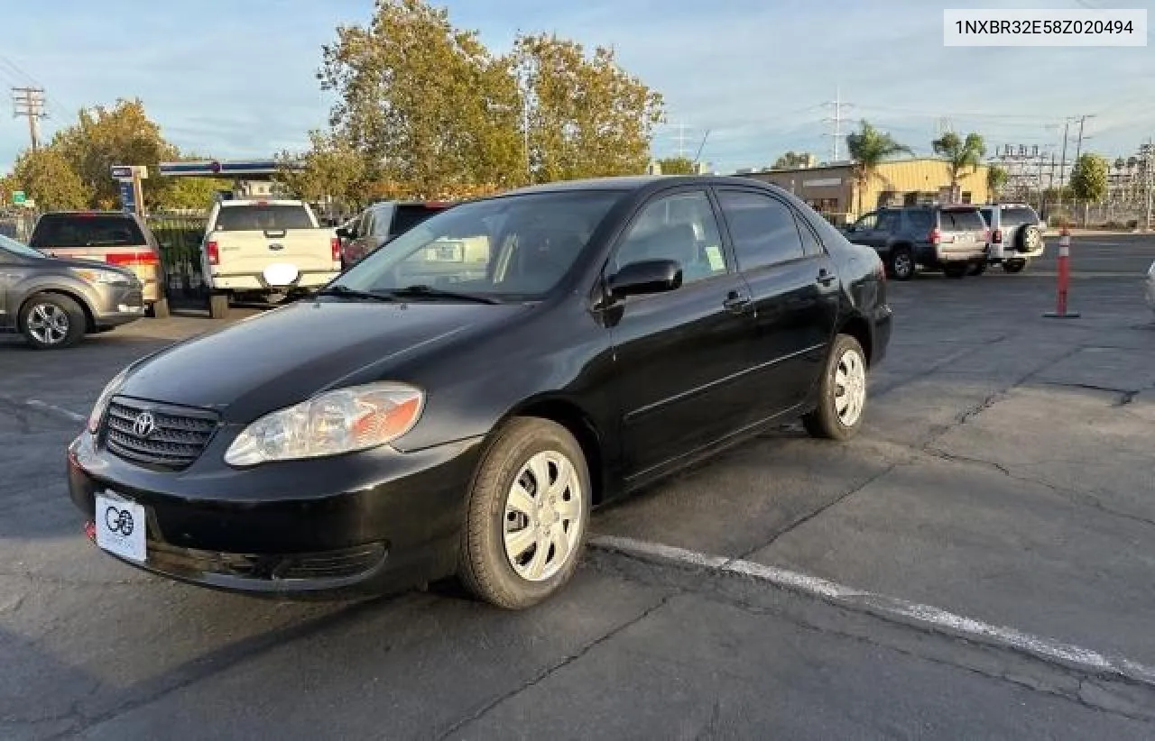 2008 Toyota Corolla Ce VIN: 1NXBR32E58Z020494 Lot: 79776484