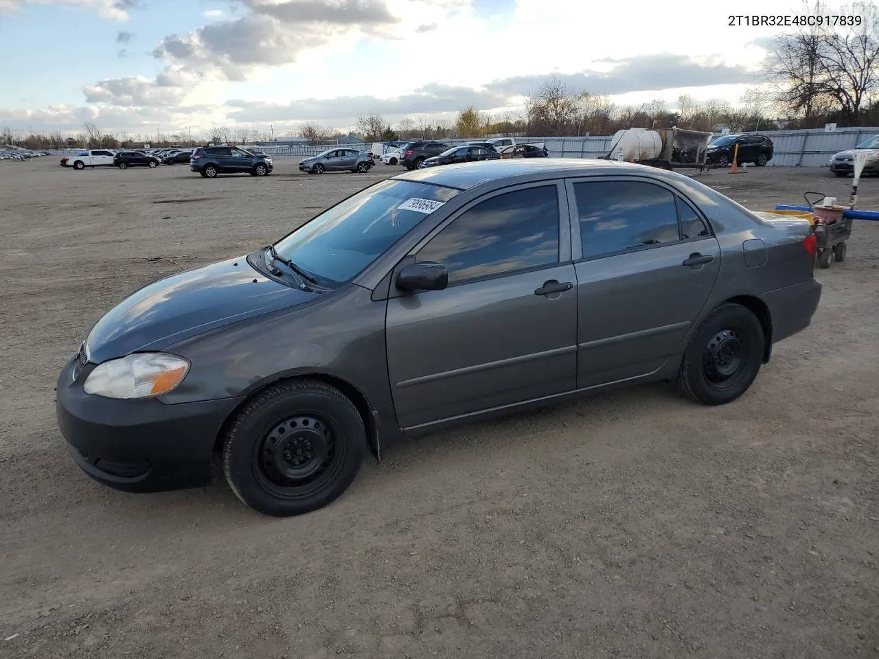 2008 Toyota Corolla Ce VIN: 2T1BR32E48C917839 Lot: 79896984