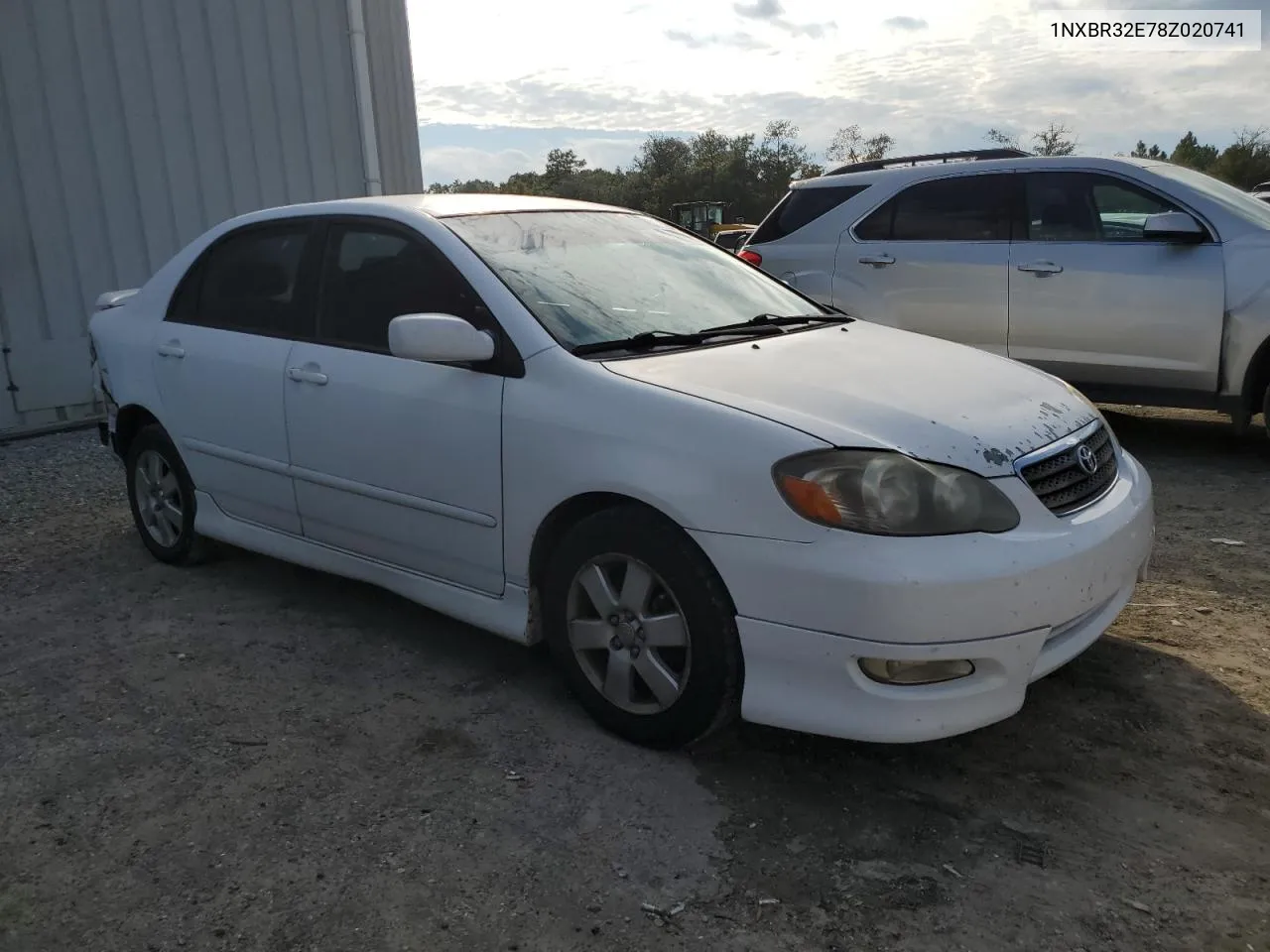 2008 Toyota Corolla Ce VIN: 1NXBR32E78Z020741 Lot: 80017534