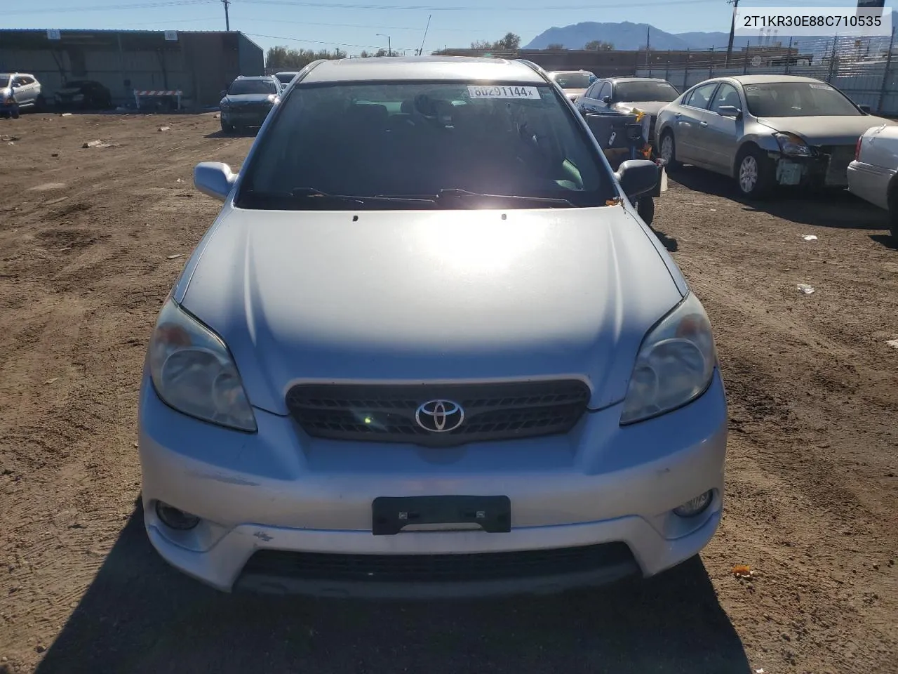 2008 Toyota Corolla Matrix Xr VIN: 2T1KR30E88C710535 Lot: 80291144