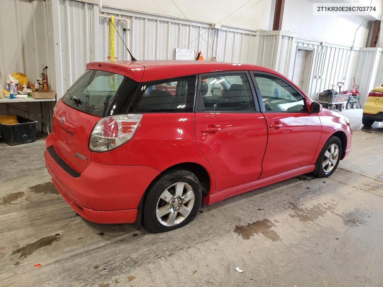 2008 Toyota Corolla Matrix Xr VIN: 2T1KR30E28C703774 Lot: 80755464