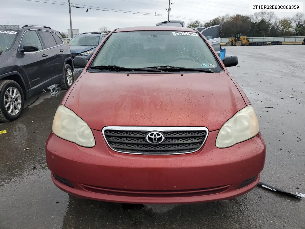 2008 Toyota Corolla Ce VIN: 2T1BR32E88C888359 Lot: 80833464