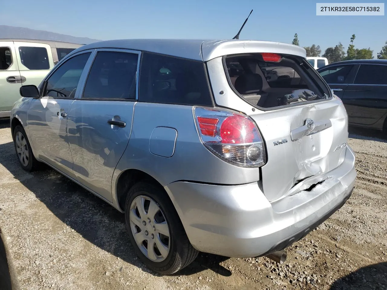 2008 Toyota Corolla Matrix Xr VIN: 2T1KR32E58C715382 Lot: 80888914