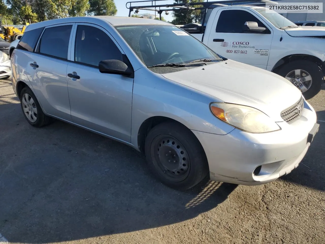 2008 Toyota Corolla Matrix Xr VIN: 2T1KR32E58C715382 Lot: 80888914