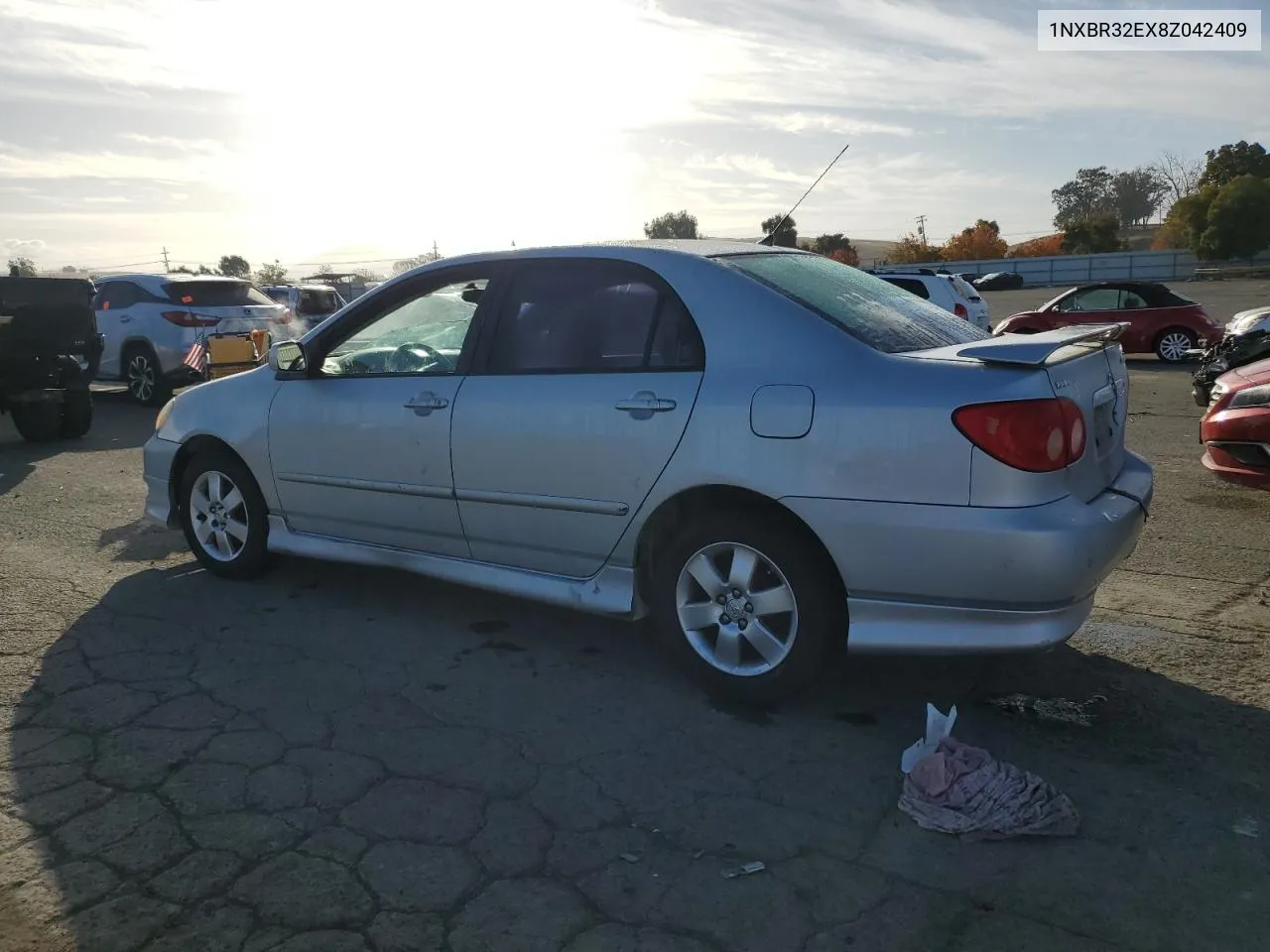 2008 Toyota Corolla Ce VIN: 1NXBR32EX8Z042409 Lot: 80949694