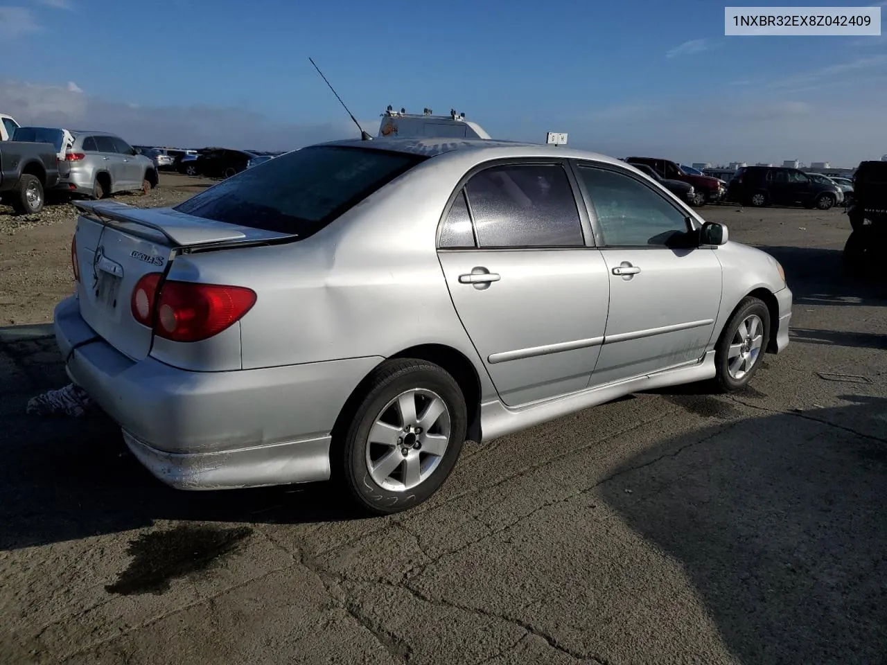 2008 Toyota Corolla Ce VIN: 1NXBR32EX8Z042409 Lot: 80949694