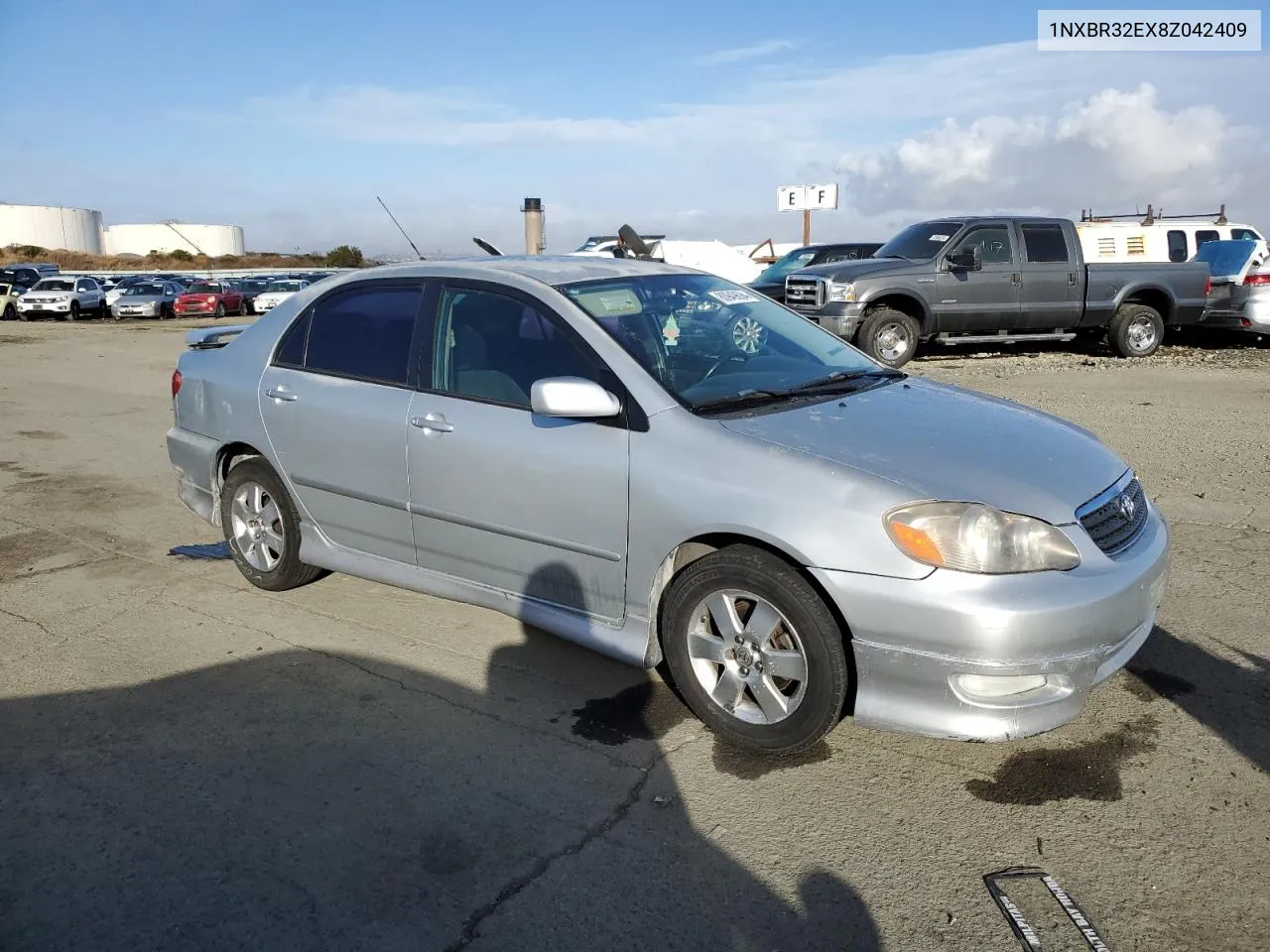 2008 Toyota Corolla Ce VIN: 1NXBR32EX8Z042409 Lot: 80949694