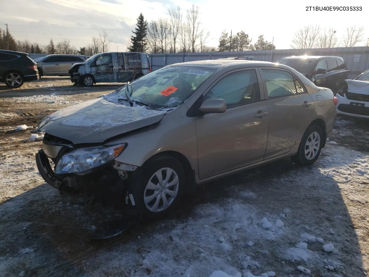 2009 Toyota Corolla Base VIN: 2T1BU40E99C035333 Lot: 39258664