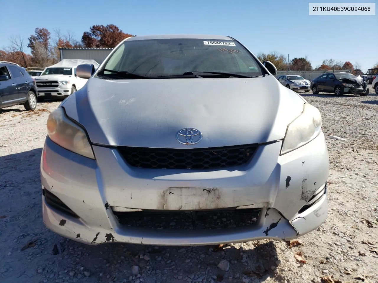 2009 Toyota Corolla Matrix VIN: 2T1KU40E39C094068 Lot: 42611764