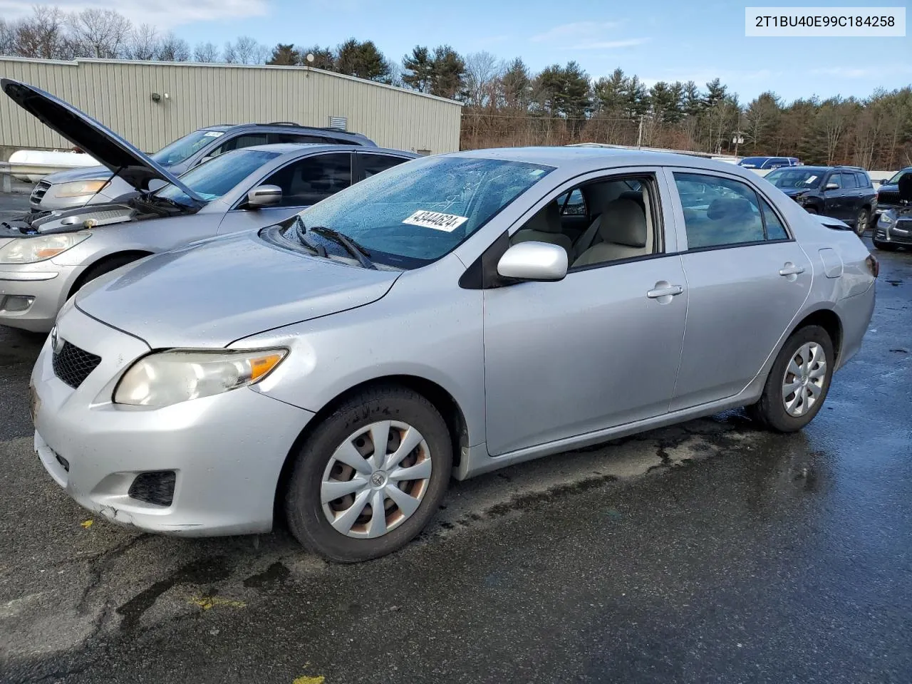 2009 Toyota Corolla Base VIN: 2T1BU40E99C184258 Lot: 43444624