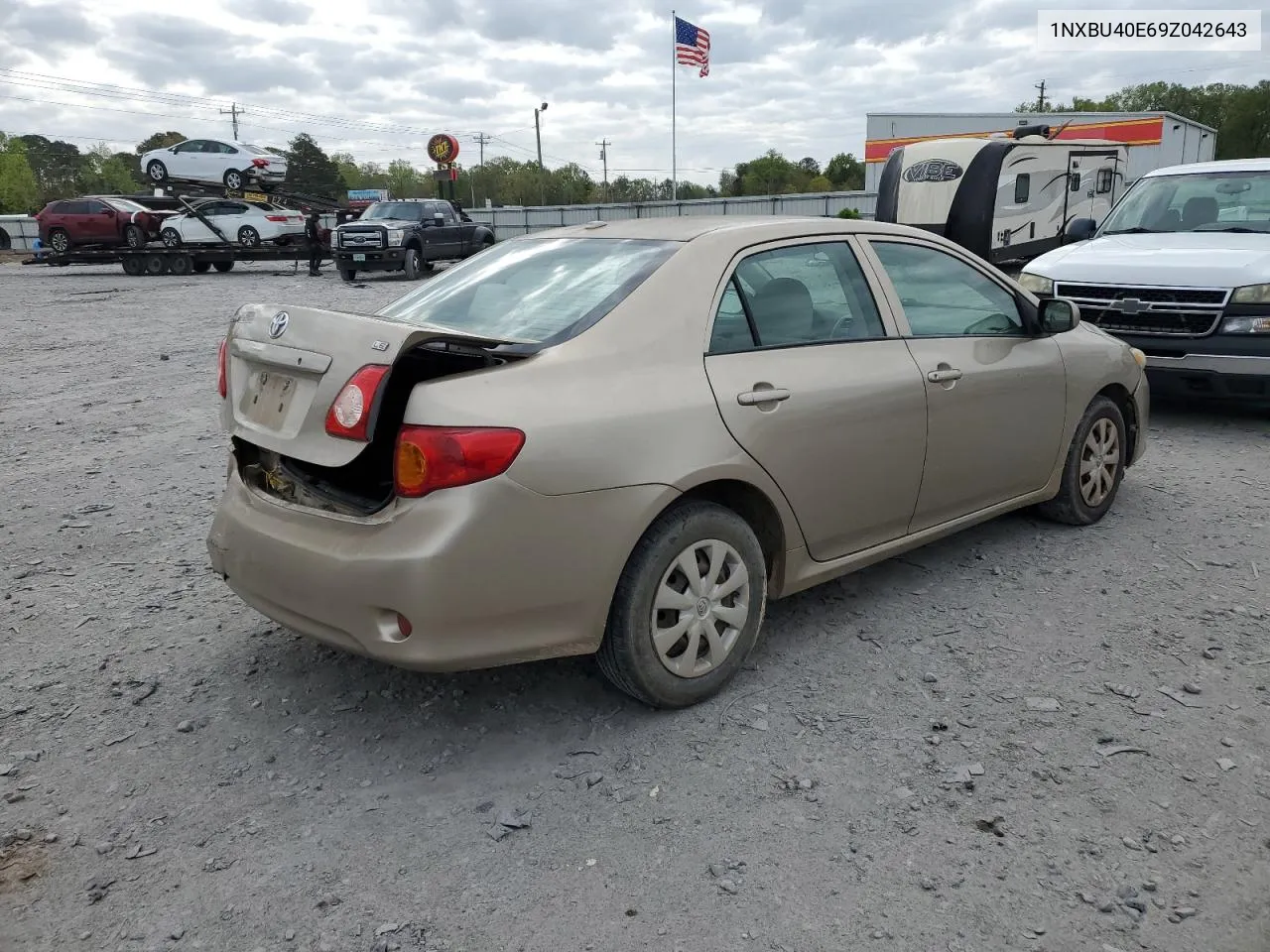 2009 Toyota Corolla Base VIN: 1NXBU40E69Z042643 Lot: 47941904