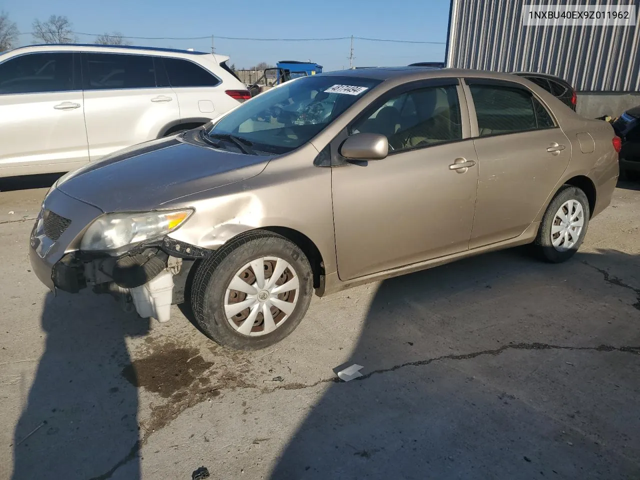 2009 Toyota Corolla Base VIN: 1NXBU40EX9Z011962 Lot: 48174494