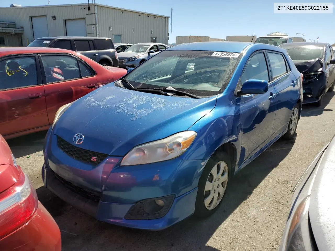 2009 Toyota Corolla Matrix S VIN: 2T1KE40E59C022155 Lot: 57359974