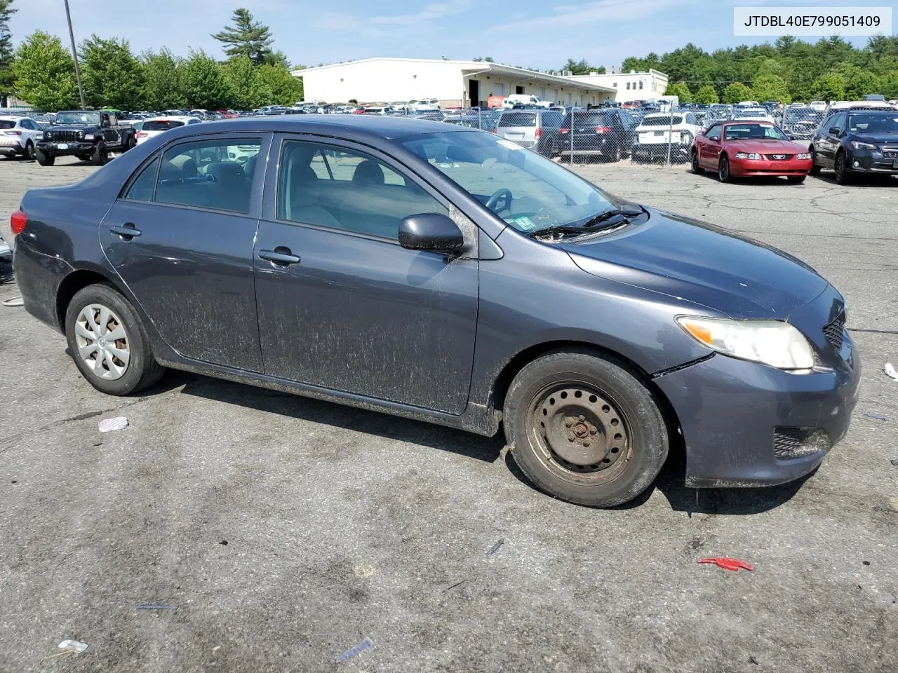 2009 Toyota Corolla Base VIN: JTDBL40E799051409 Lot: 57876694