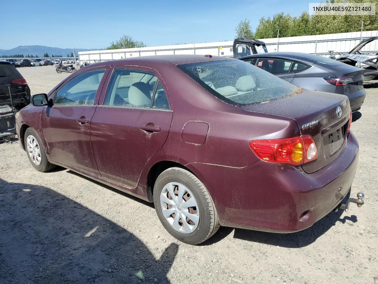 2009 Toyota Corolla Base VIN: 1NXBU40E59Z121480 Lot: 58332454