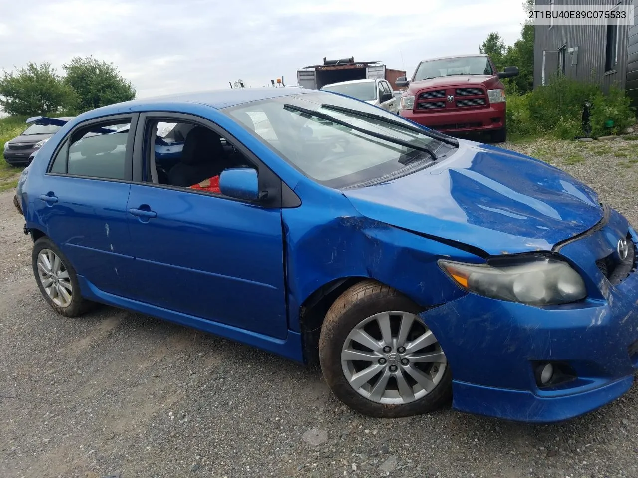 2009 Toyota Corolla Base VIN: 2T1BU40E89C075533 Lot: 60133564