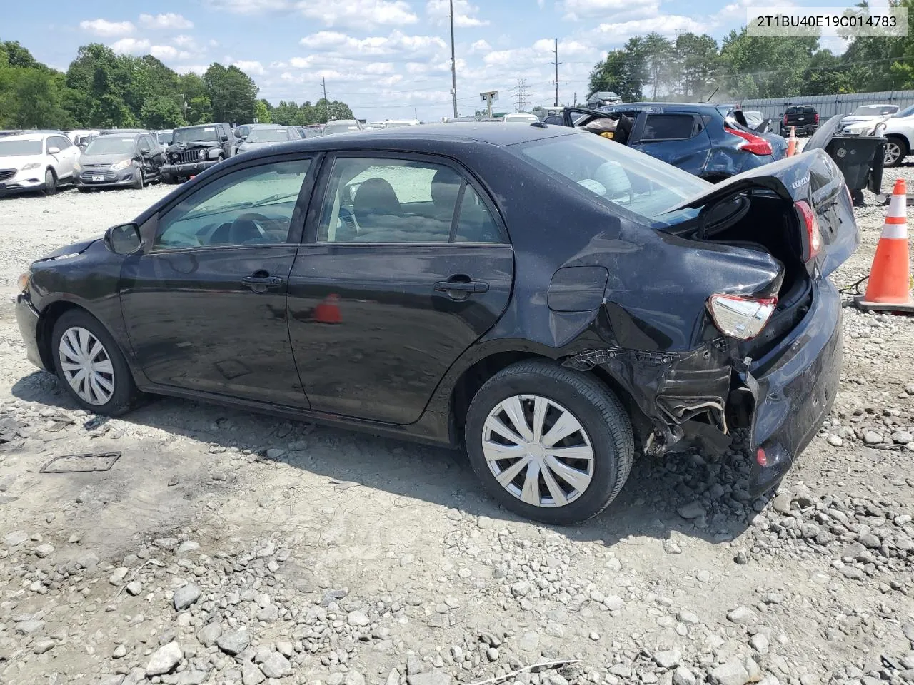 2009 Toyota Corolla Base VIN: 2T1BU40E19C014783 Lot: 60393014