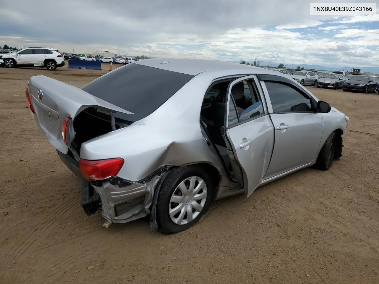 2009 Toyota Corolla Base VIN: 1NXBU40E39Z043166 Lot: 60945354