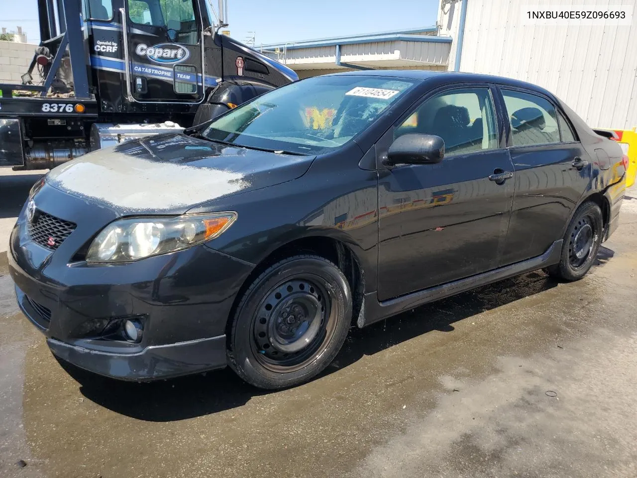 2009 Toyota Corolla Base VIN: 1NXBU40E59Z096693 Lot: 61104654