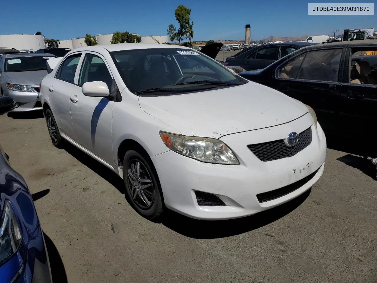 2009 Toyota Corolla Base VIN: JTDBL40E399031870 Lot: 61146084