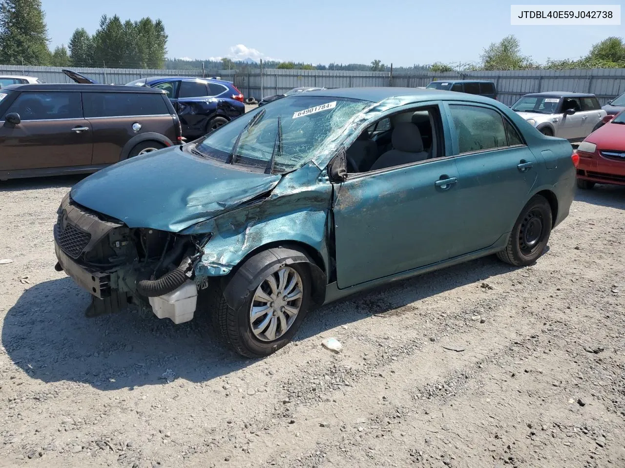 2009 Toyota Corolla Base VIN: JTDBL40E59J042738 Lot: 64901784