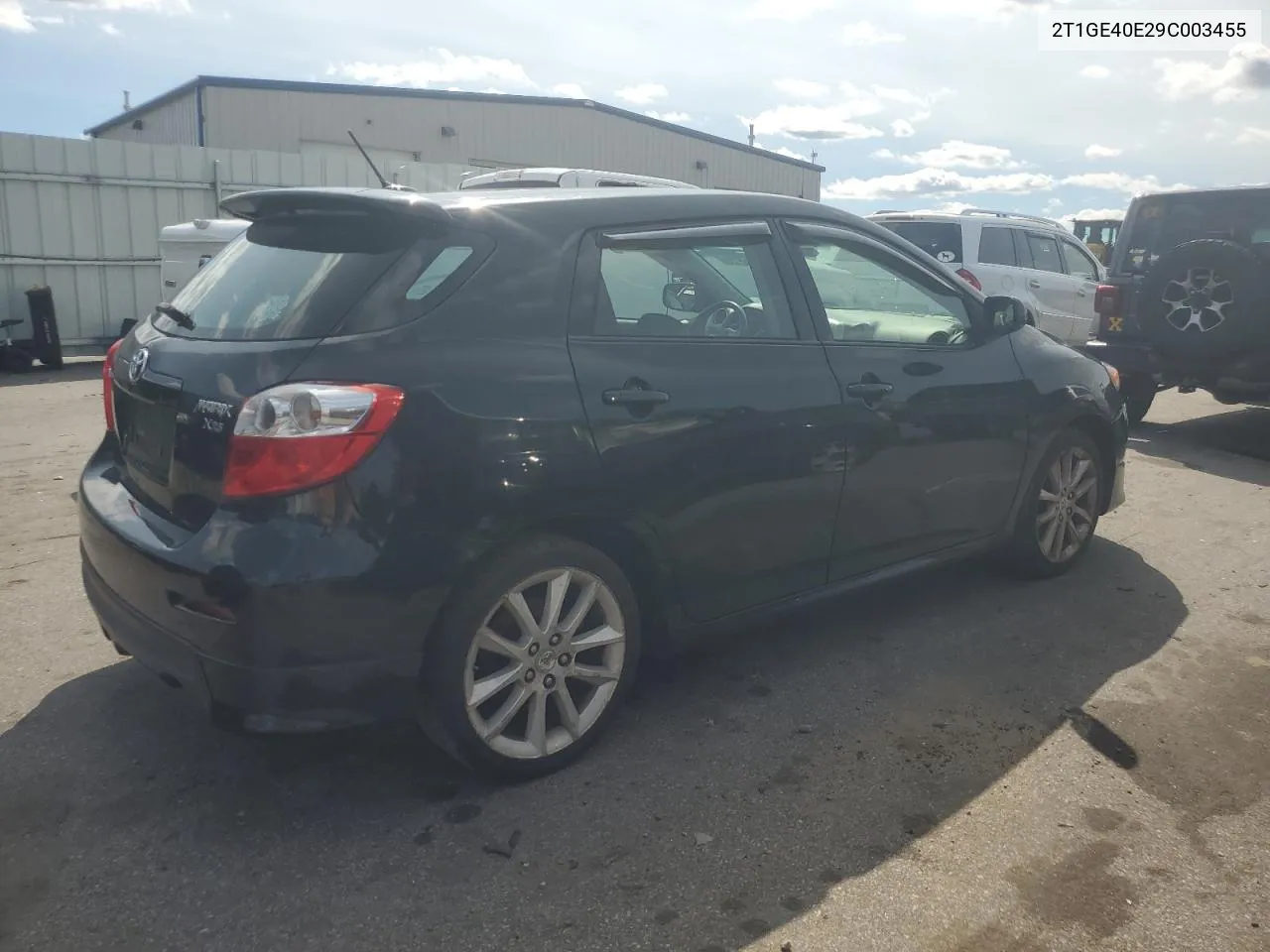 2T1GE40E29C003455 2009 Toyota Corolla Matrix Xrs