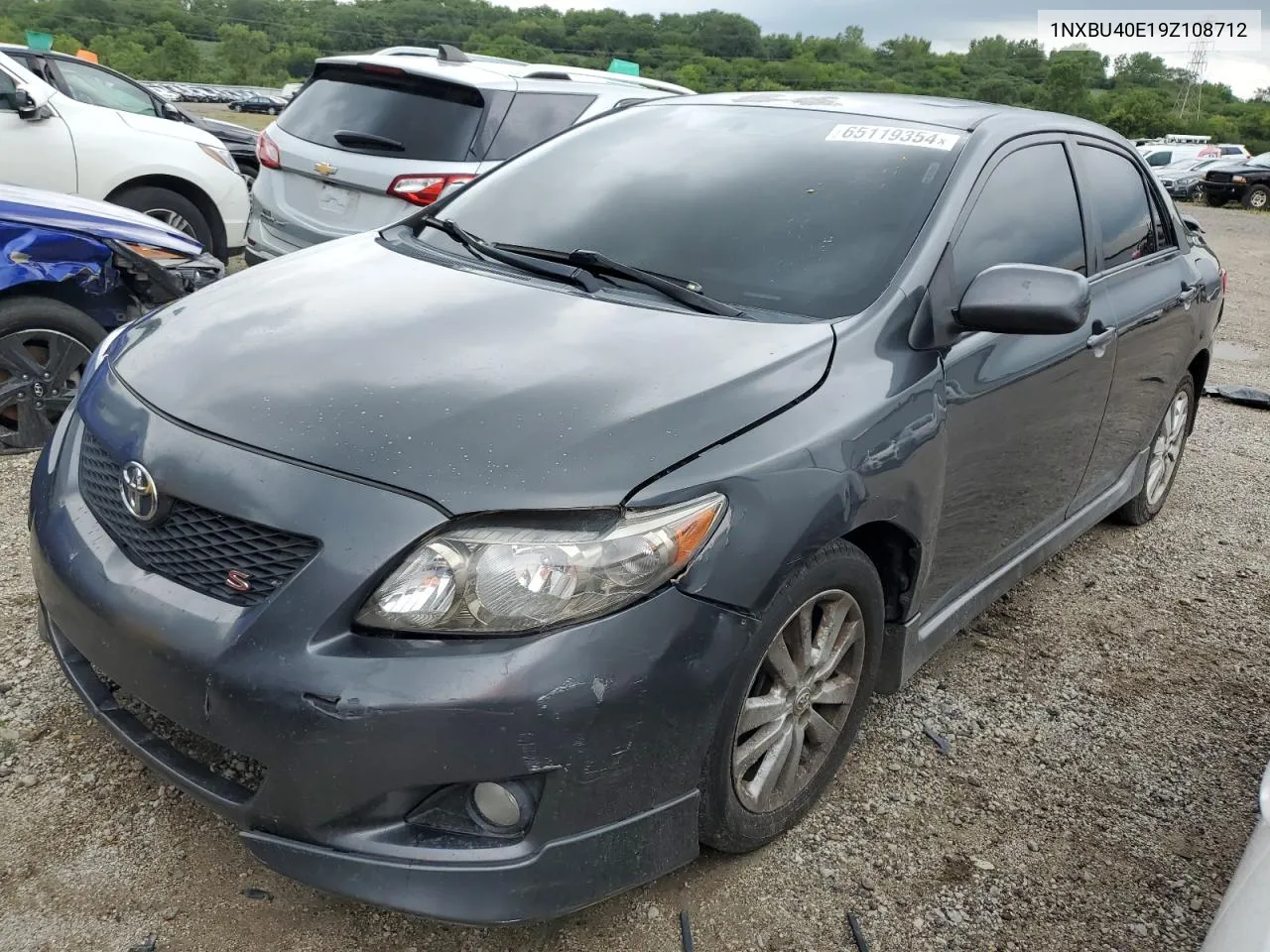 2009 Toyota Corolla Base VIN: 1NXBU40E19Z108712 Lot: 65119354