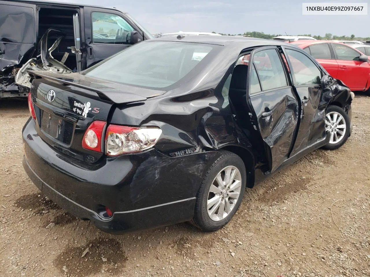 1NXBU40E99Z097667 2009 Toyota Corolla Base