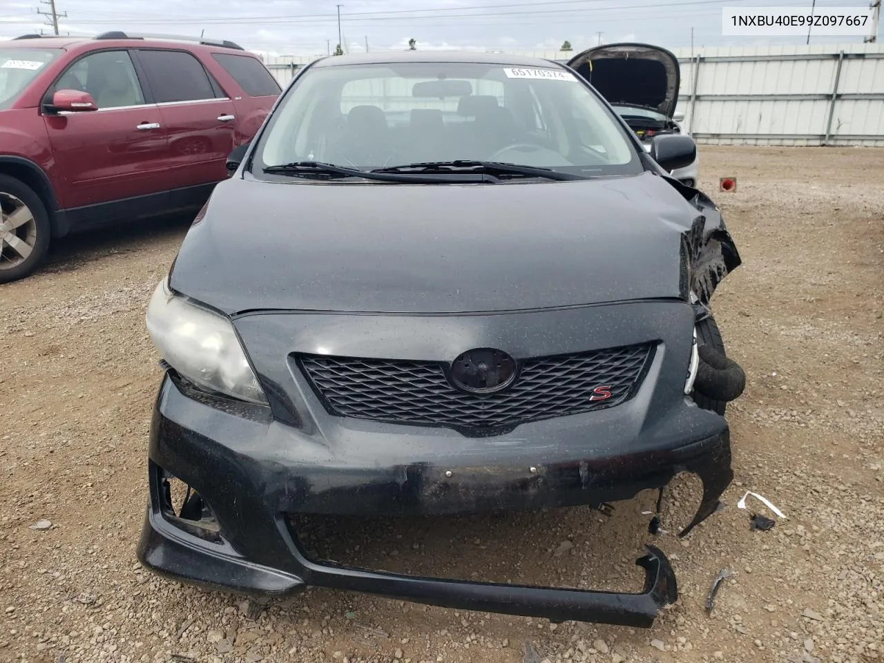 1NXBU40E99Z097667 2009 Toyota Corolla Base