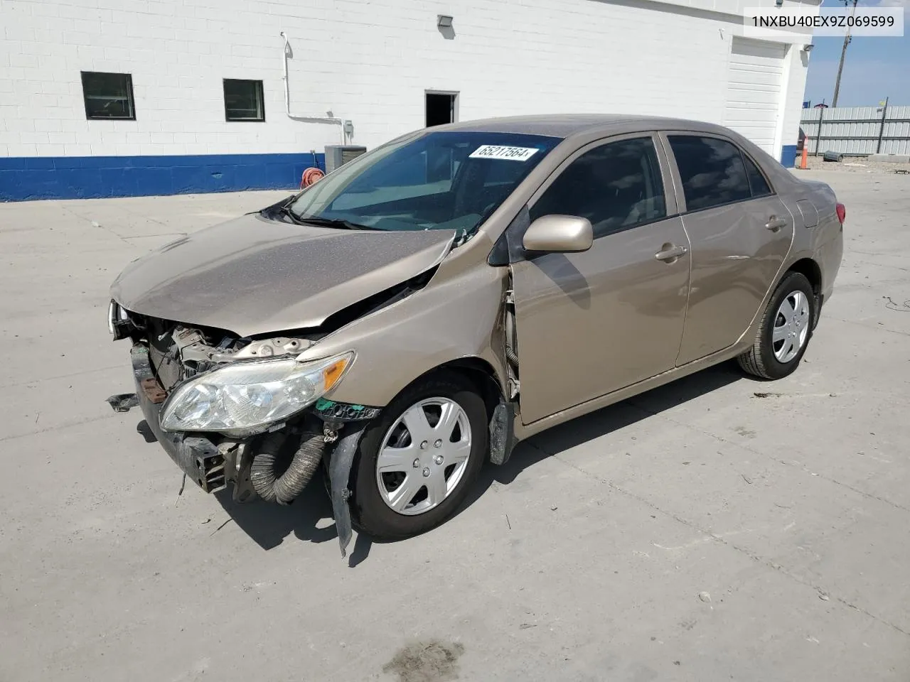 2009 Toyota Corolla Base VIN: 1NXBU40EX9Z069599 Lot: 65217564