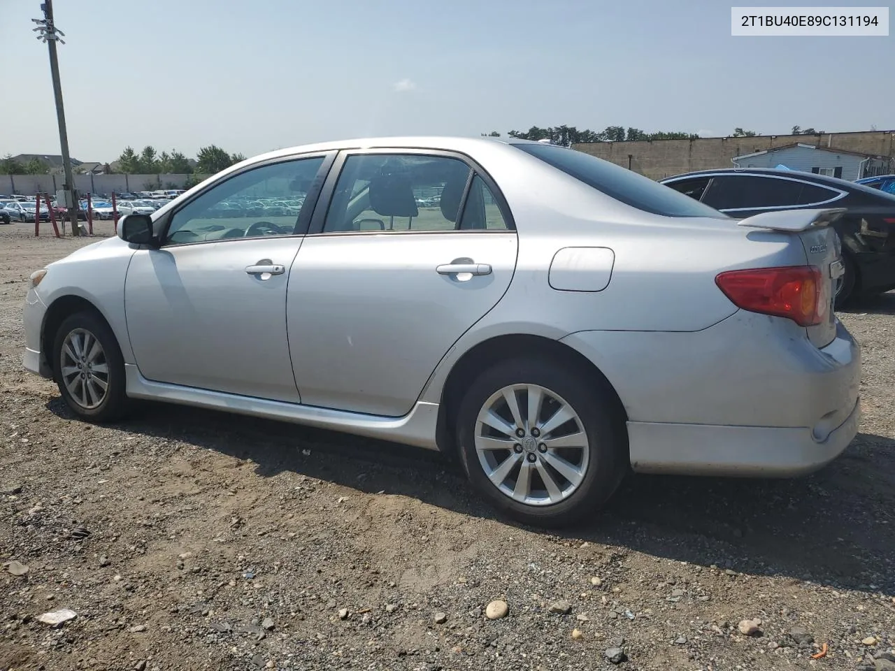 2009 Toyota Corolla Base VIN: 2T1BU40E89C131194 Lot: 65614364