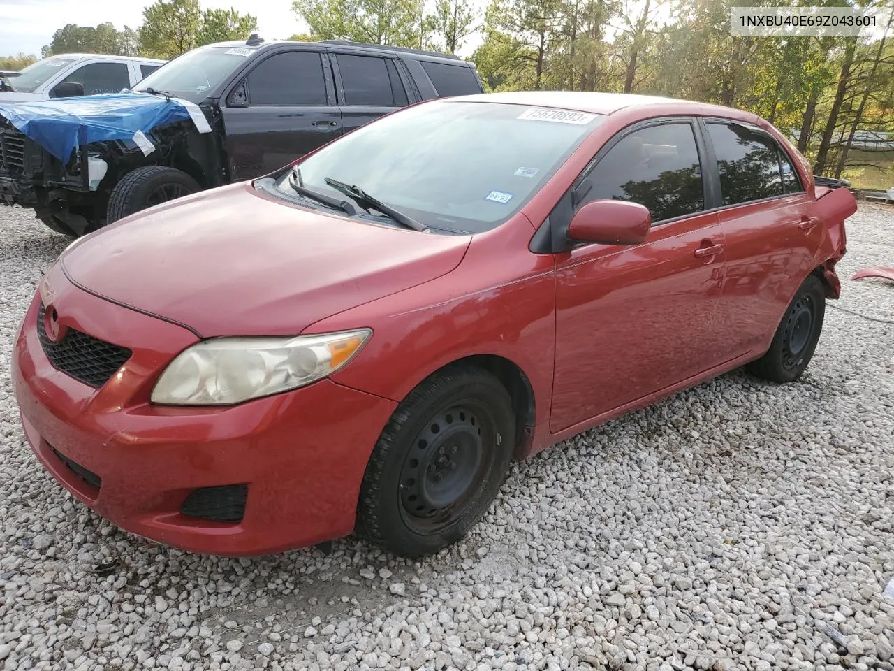 2009 Toyota Corolla Base VIN: 1NXBU40E69Z043601 Lot: 65811264