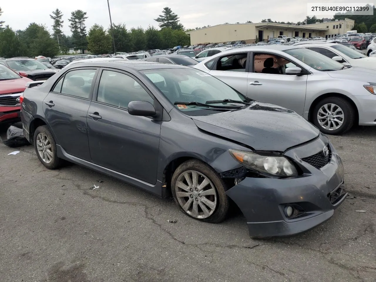 2009 Toyota Corolla Base VIN: 2T1BU40E89C112399 Lot: 66021794