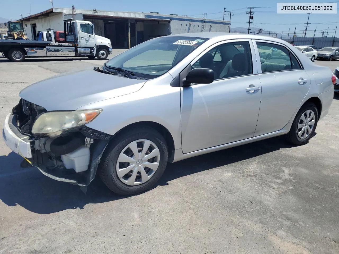 2009 Toyota Corolla Base VIN: JTDBL40E69J051092 Lot: 66485354