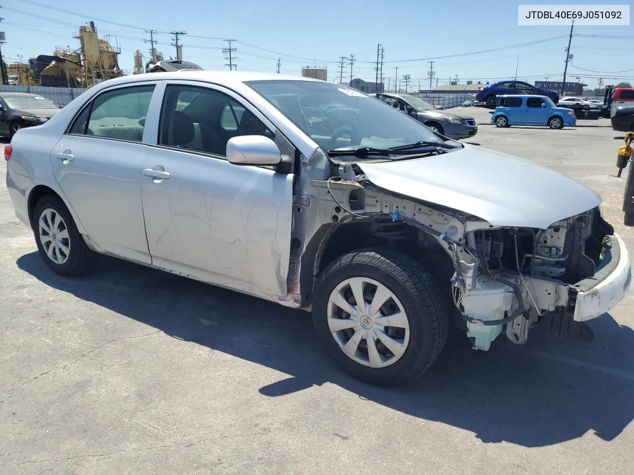 2009 Toyota Corolla Base VIN: JTDBL40E69J051092 Lot: 66485354