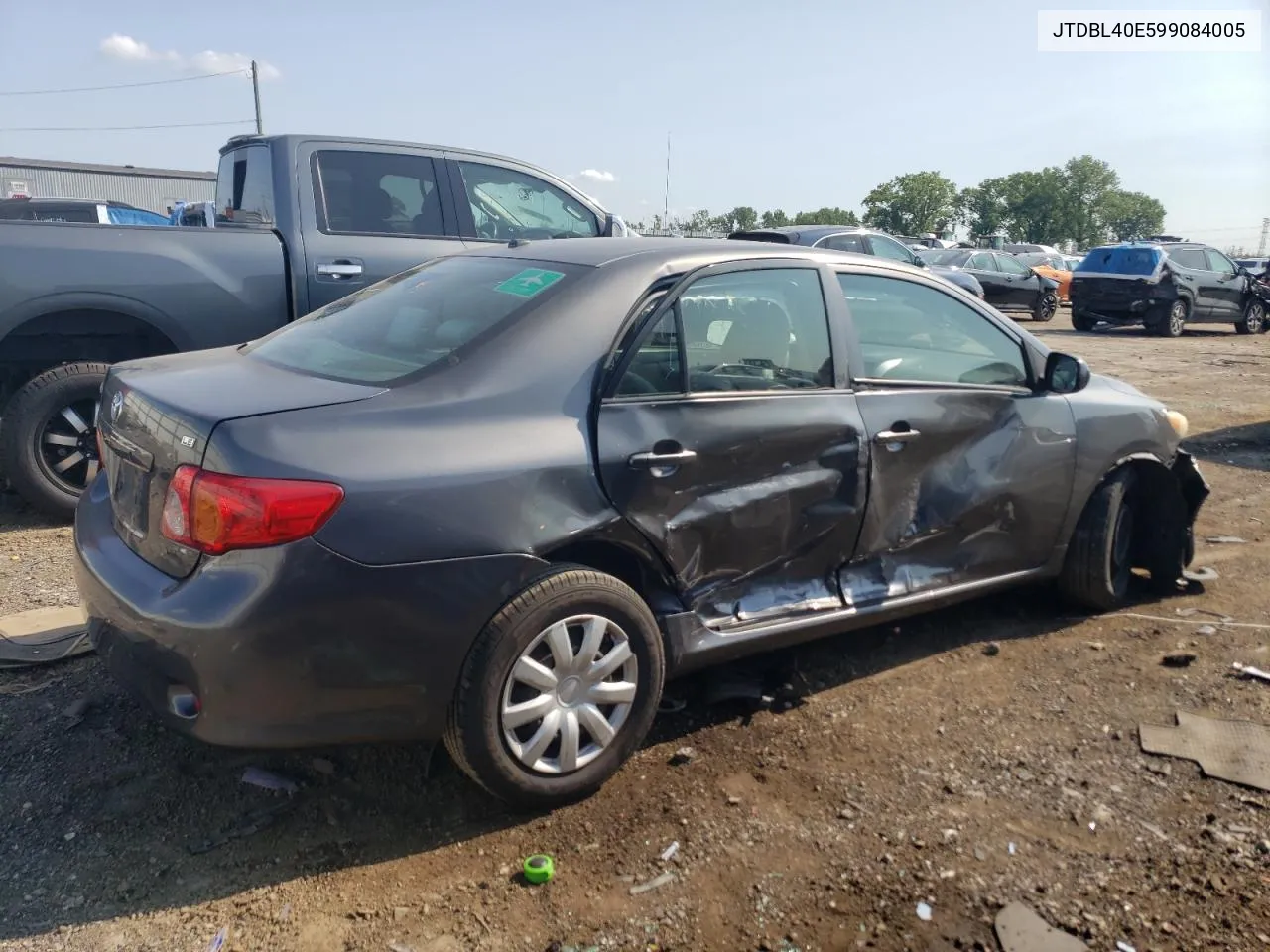 2009 Toyota Corolla Base VIN: JTDBL40E599084005 Lot: 66517104