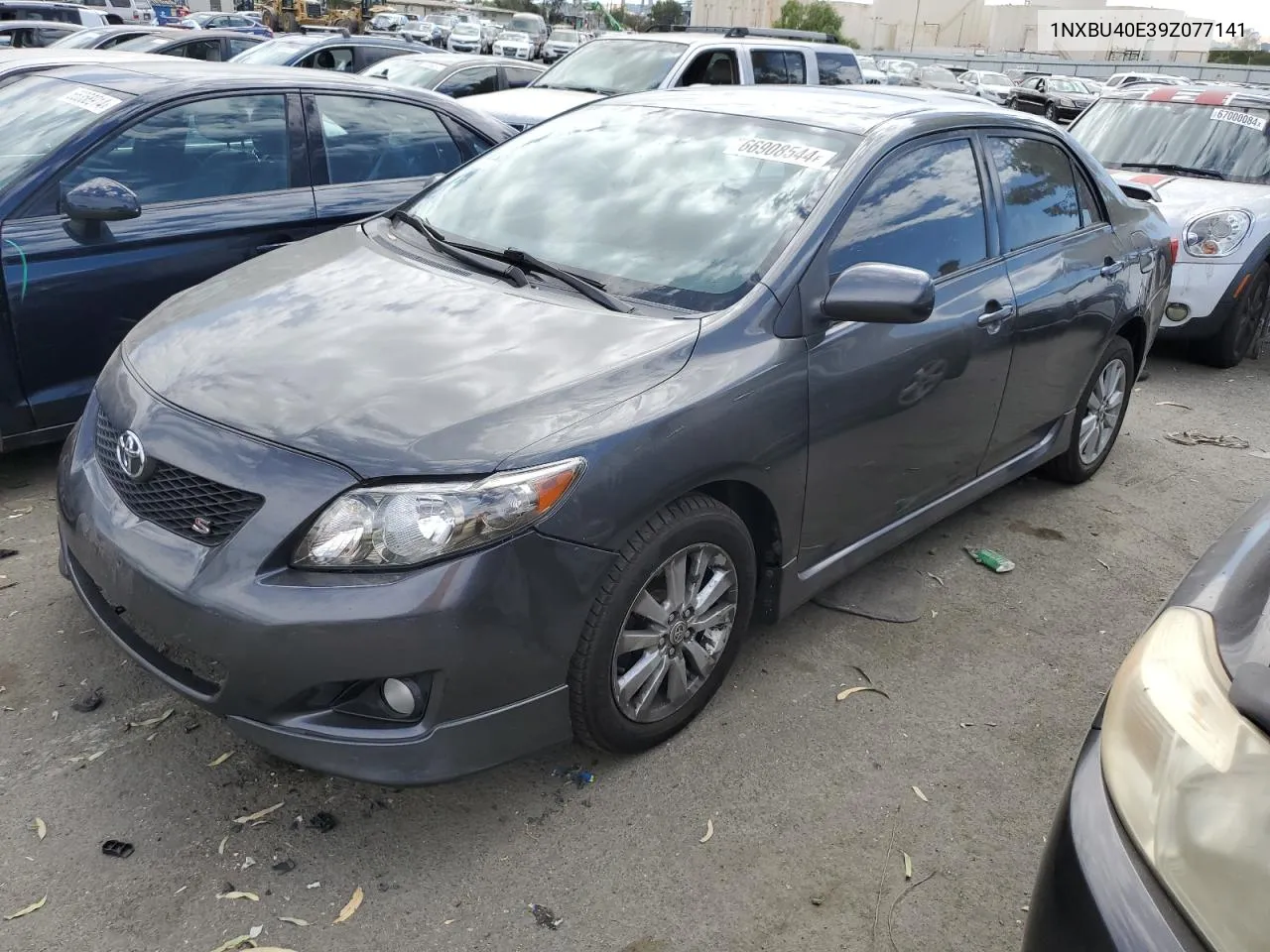 2009 Toyota Corolla Base VIN: 1NXBU40E39Z077141 Lot: 66908544