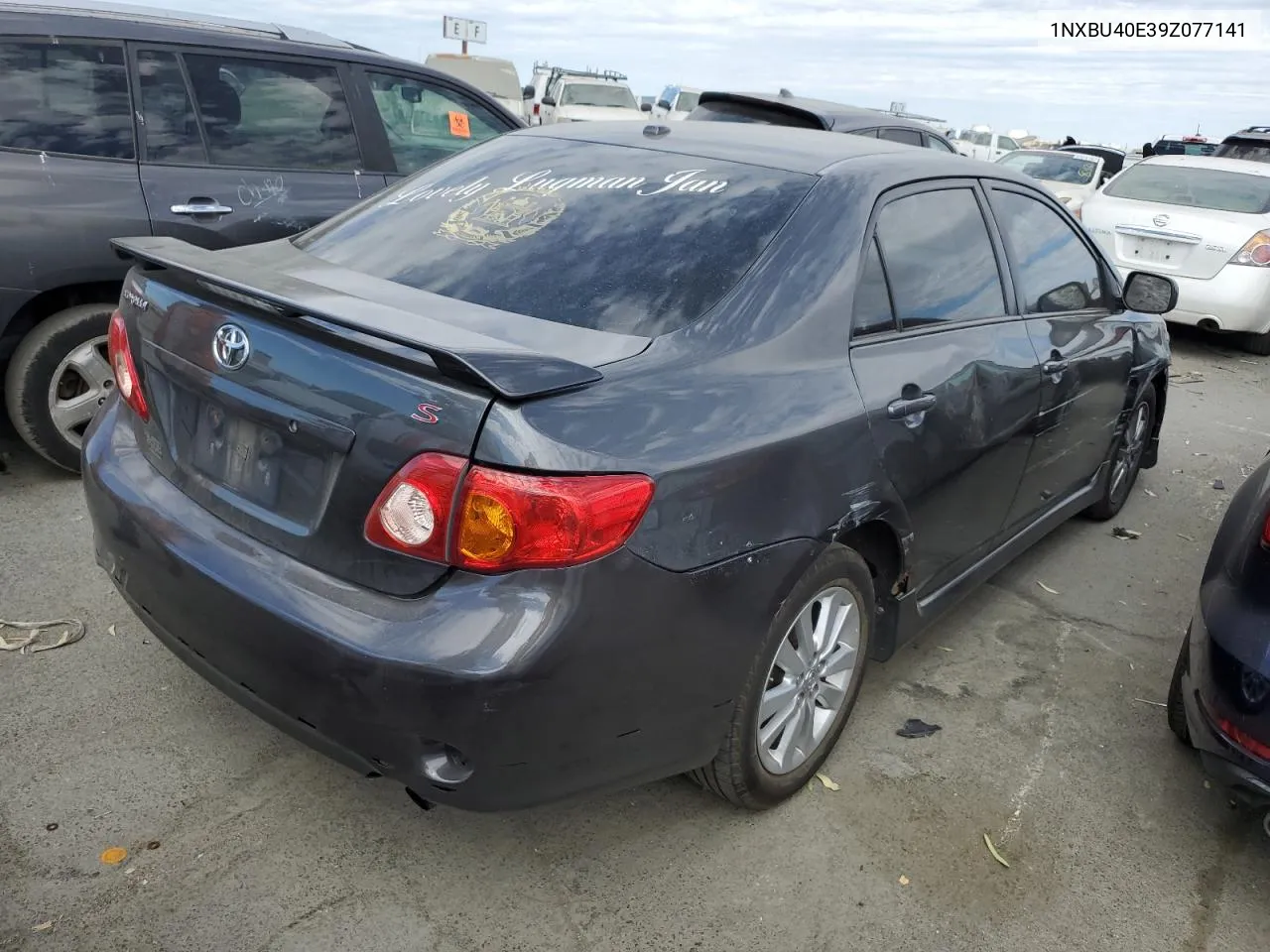 2009 Toyota Corolla Base VIN: 1NXBU40E39Z077141 Lot: 66908544