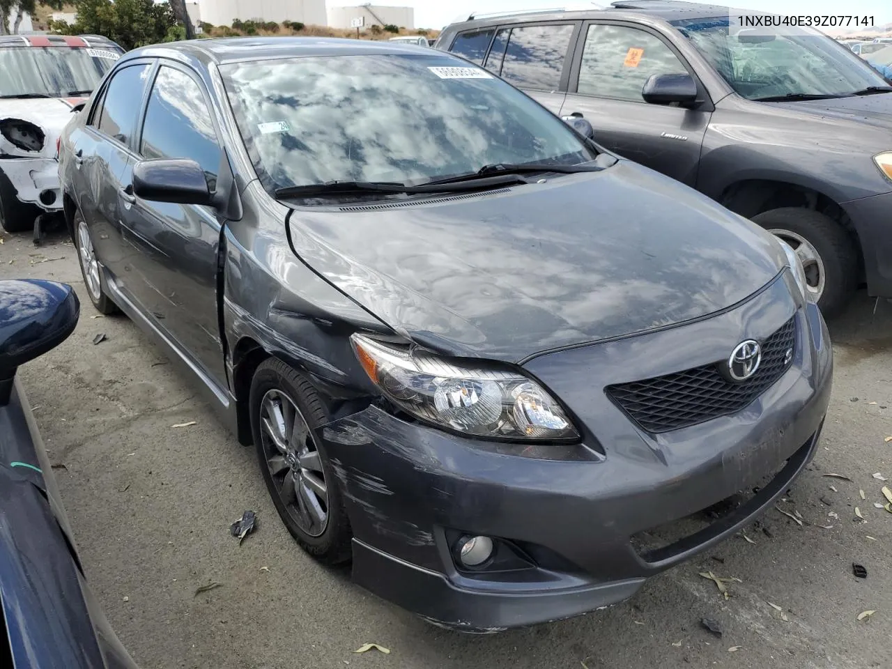 2009 Toyota Corolla Base VIN: 1NXBU40E39Z077141 Lot: 66908544