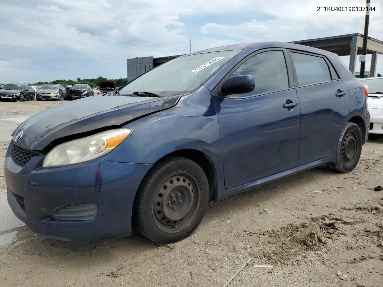 2T1KU40E19C137144 2009 Toyota Corolla Matrix