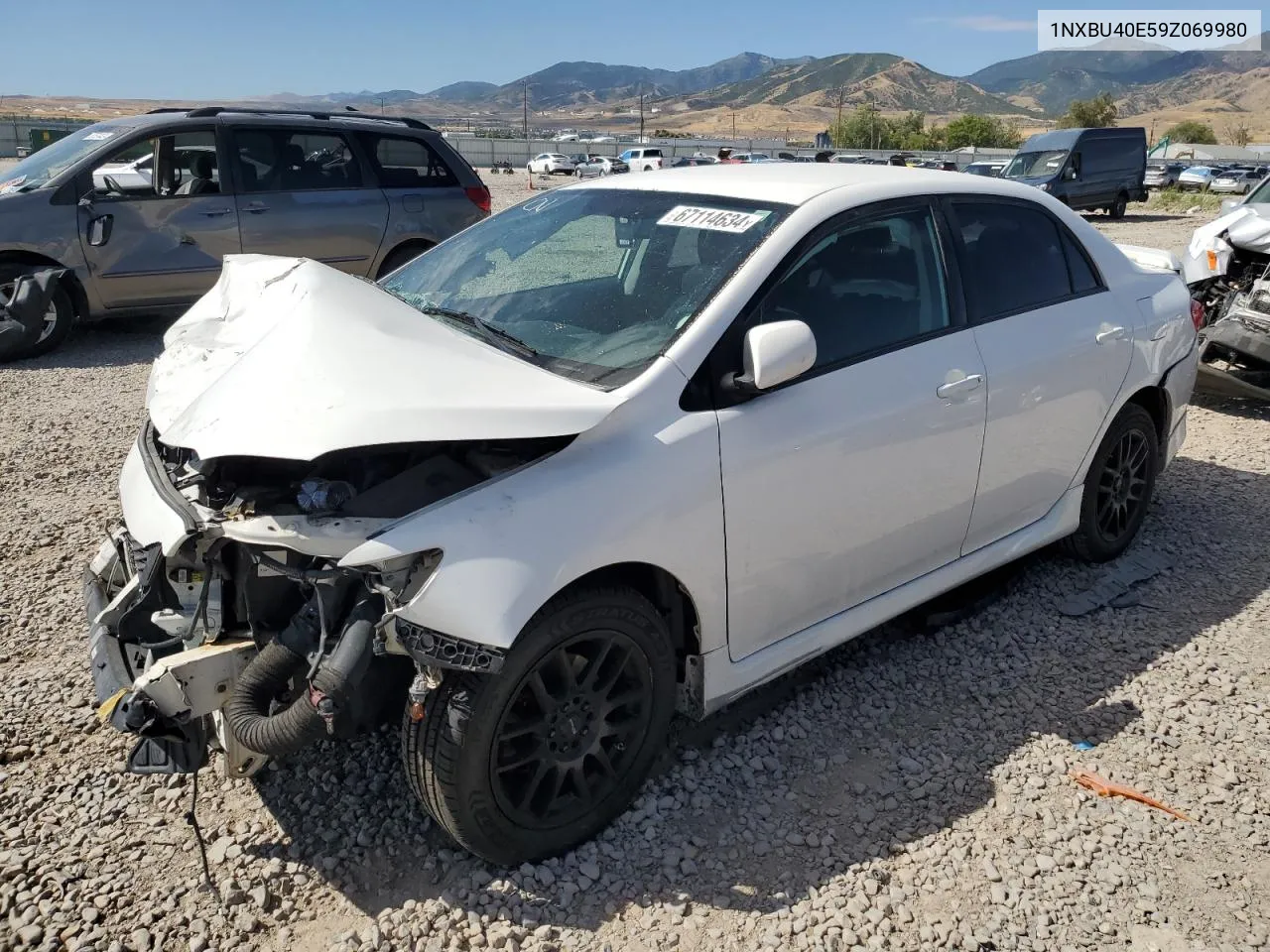 2009 Toyota Corolla Base VIN: 1NXBU40E59Z069980 Lot: 67114634