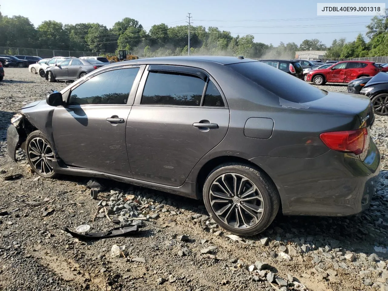 2009 Toyota Corolla Base VIN: JTDBL40E99J001318 Lot: 67188314