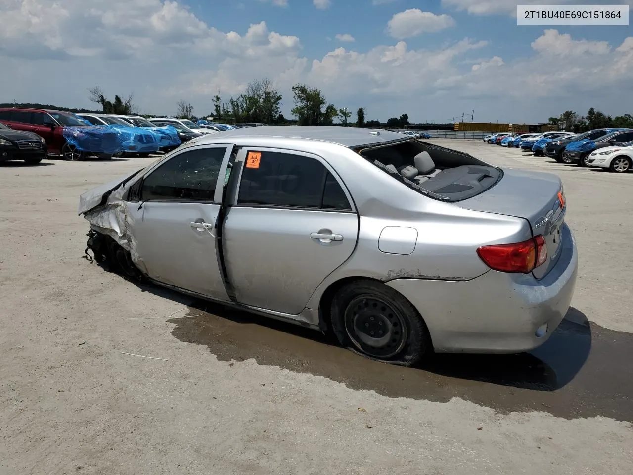 2009 Toyota Corolla Base VIN: 2T1BU40E69C151864 Lot: 67377544