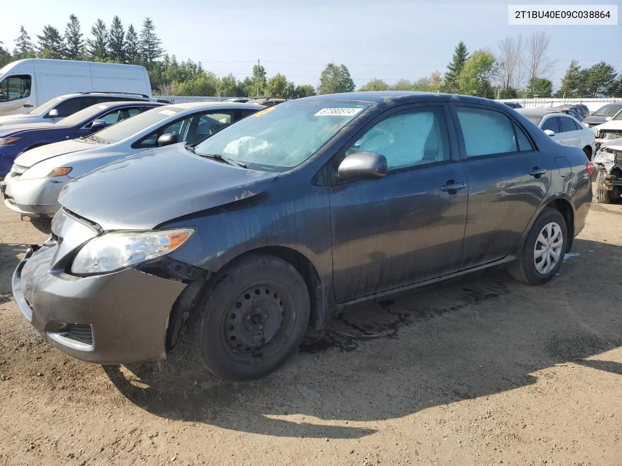 2009 Toyota Corolla Base VIN: 2T1BU40E09C038864 Lot: 67380514