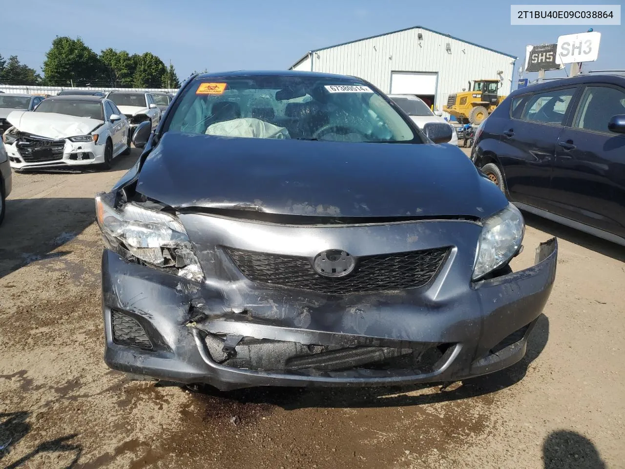 2009 Toyota Corolla Base VIN: 2T1BU40E09C038864 Lot: 67380514