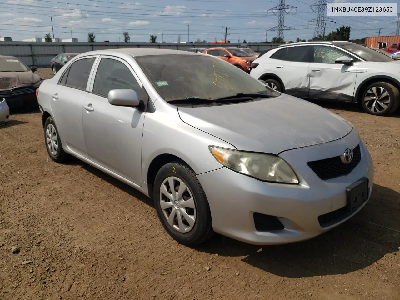 2009 Toyota Corolla Base VIN: 1NXBU40E39Z123650 Lot: 67821774