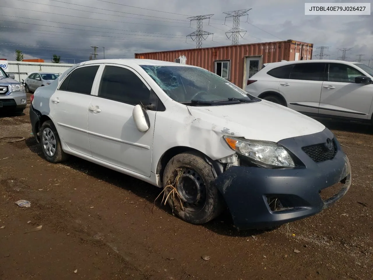 2009 Toyota Corolla Base VIN: JTDBL40E79J026427 Lot: 67957804