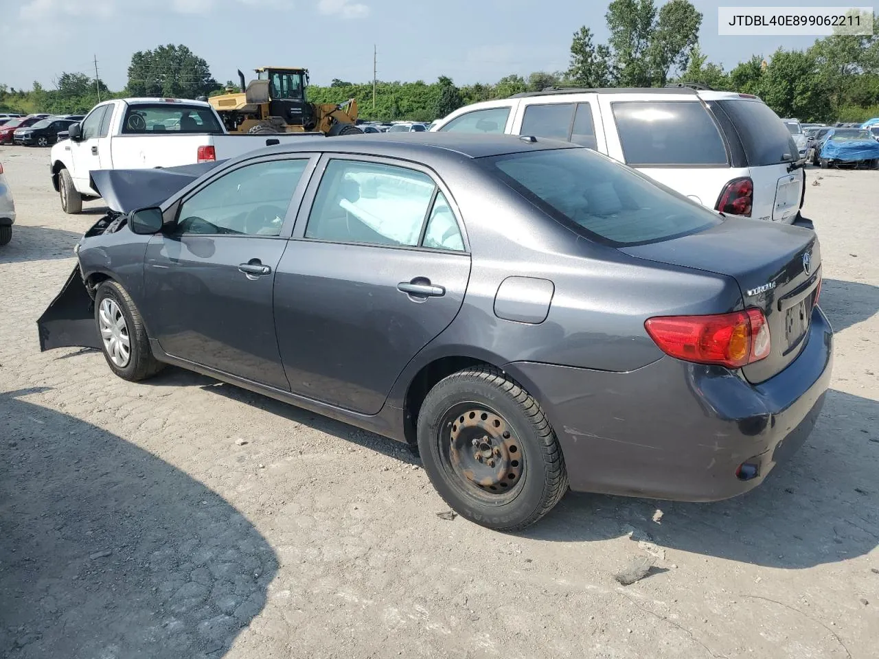 JTDBL40E899062211 2009 Toyota Corolla Base